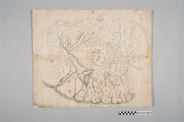 手繪雲林縣地輿圖二 (共3張)