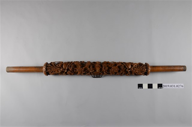 木製田寮慶樂軒鑼桿 (共3張)