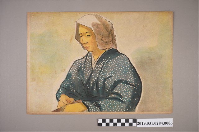 日本教育畫劇株式會社《軍神之母》紙芝居6 (共4張)