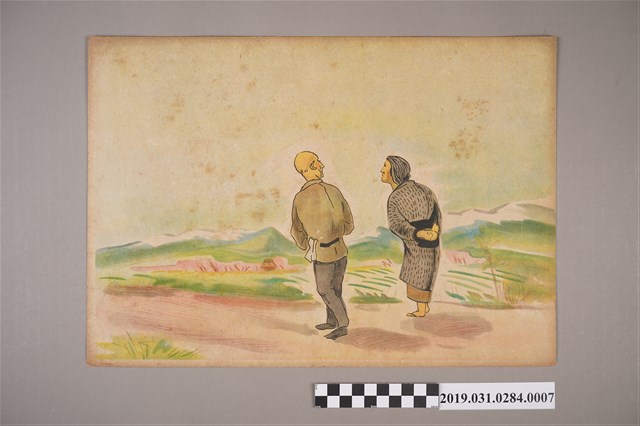 日本教育畫劇株式會社《軍神之母》紙芝居7 (共4張)