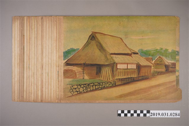 日本教育畫劇株式會社《軍神之母》紙芝居 (共2張)