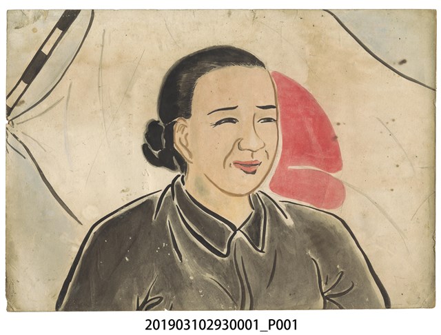 臺灣軍報道部製徵兵紙芝居《お母さん萬歲》1 (共2張)