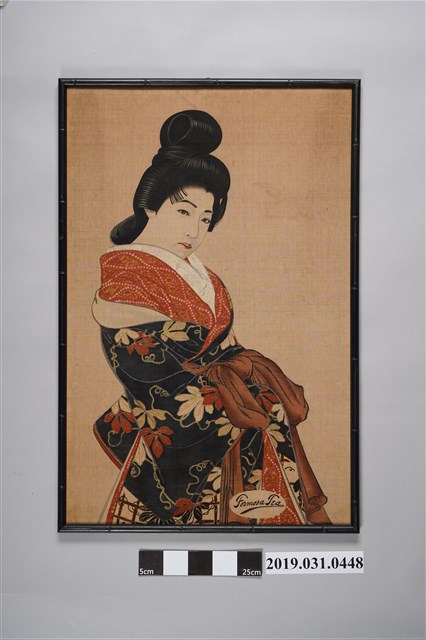 絨布FORMOSATEA茶葉黑衣婦女海報 (共2張)