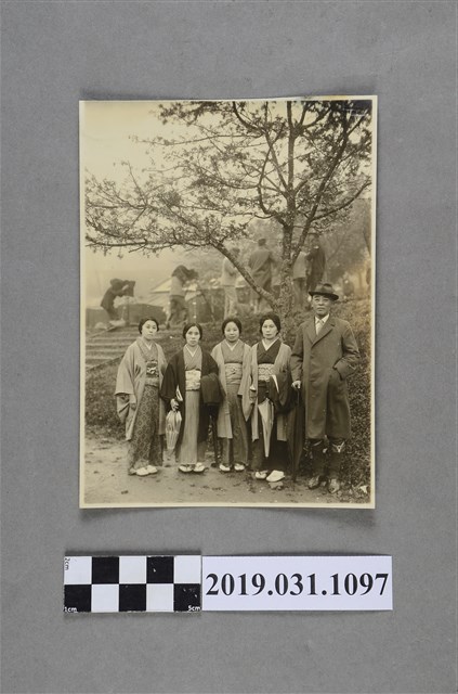 日本旅行團遊覽臺灣阿里山之攝影照片 (共2張)