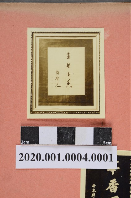 臺南市第一屆蘭科植物展覽會贈匾照片 (共2張)