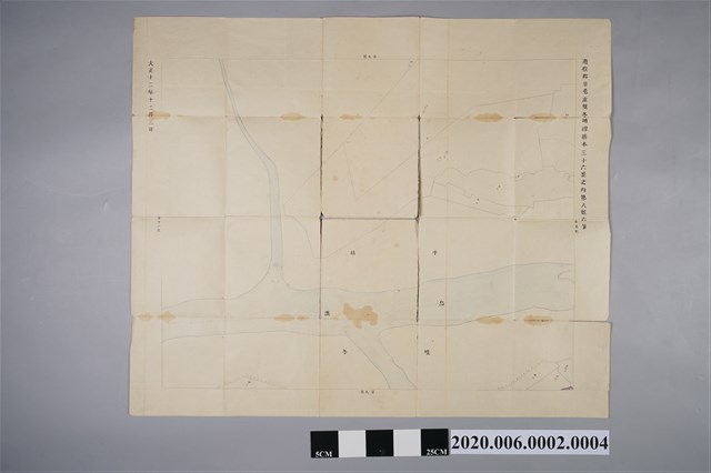 〈南投郡草屯庄雙冬地圖謄本〉三十六葉第8號 (共3張)