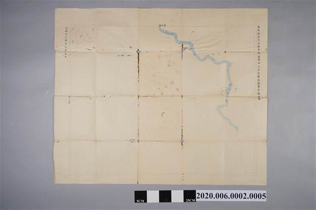 〈南投郡草屯庄雙冬地圖謄本〉三十六葉第10號 (共3張)