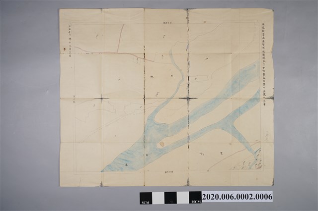 〈南投郡草屯庄雙冬地圖謄本〉三十六葉第15號 (共3張)