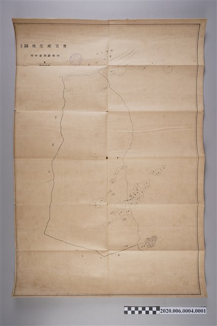 〈新埤庄地圖〉糞箕湖其一 (共5張)