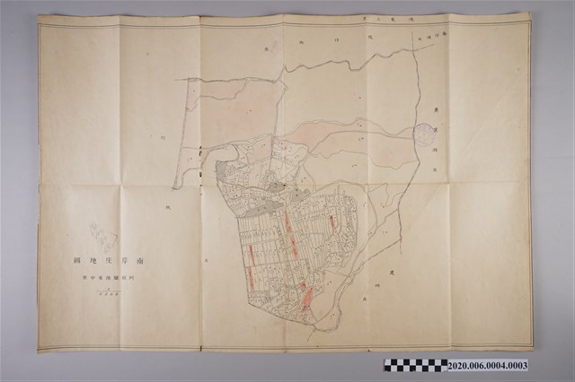 〈新埤庄地圖〉南岸 (共5張)