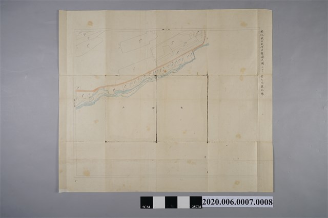 〈一千二百分之一北勢湳地圖〉謄本第9號 (共3張)