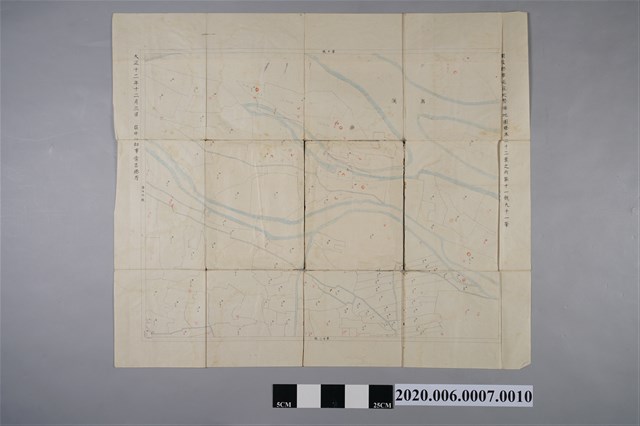 〈一千二百分之一北勢湳地圖〉謄本第11號 (共3張)