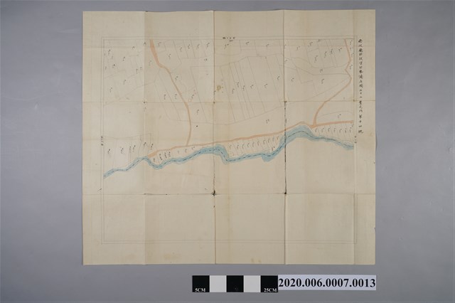 〈一千二百分之一北勢湳地圖〉謄本第14號 (共3張)