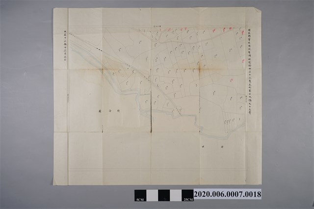 〈一千二百分之一北勢湳地圖〉謄本第19號 (共3張)