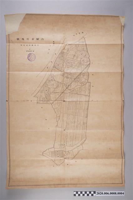 〈六千分之一東港街地圖〉謄本-內關帝 (共5張)