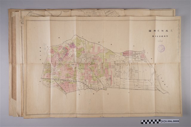〈六千分之一東港街地圖〉謄本 (共2張)