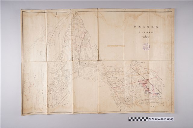 〈六千分之一新園庄地圖〉謄本-過溪 (共4張)