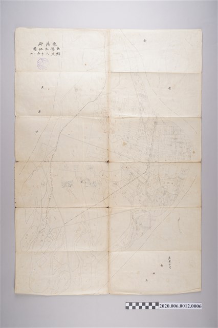 〈六千分之一新園庄地圖〉謄本-烏龍 (共4張)