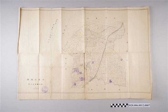 〈六千分之一新園庄地圖〉謄本-力社 (共4張)