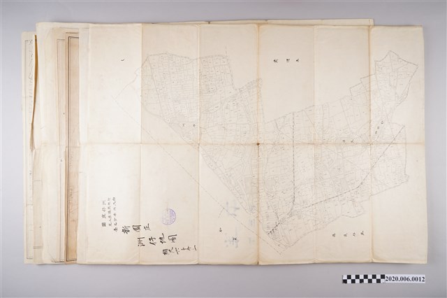 〈六千分之一新園庄地圖〉謄本 (共2張)