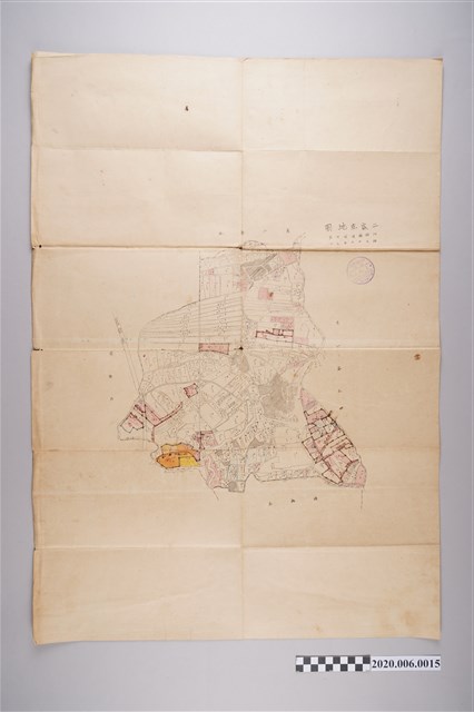 〈六千分之一竹田庄二崙地圖〉謄本 (共4張)