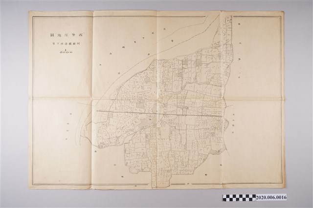 〈六千分之一西勢庄地圖〉謄本 (共3張)