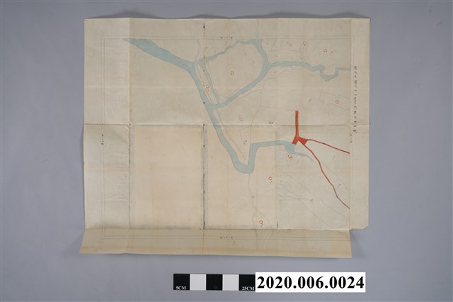 〈雙冬庄圖〉三十一葉之內第二十四號地圖謄本 (共3張)