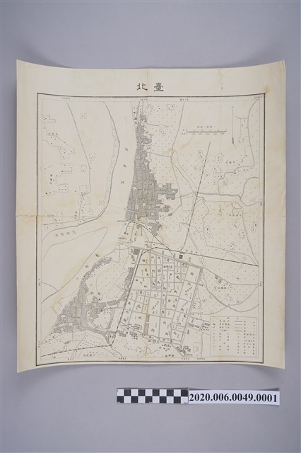 〈一萬分之一臺北地圖〉兩幅之一 (共4張)