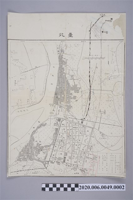 〈一萬分之一臺北地圖〉兩幅之二 (共3張)