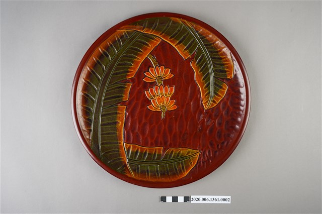 香蕉樹漆器圓盤 (共6張)