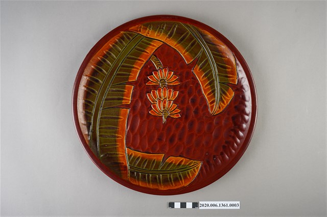 香蕉樹漆器圓盤 (共6張)