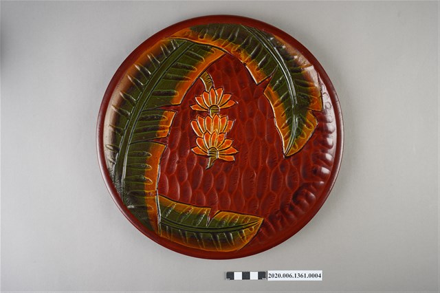 香蕉樹漆器圓盤 (共6張)