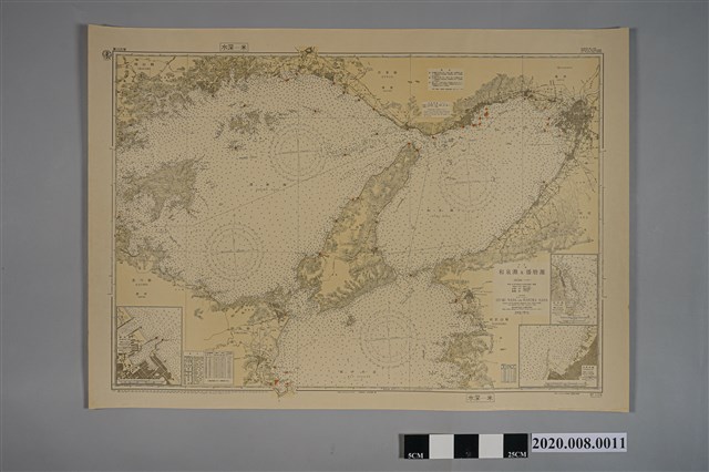 日本水路部〈和歌山縣和泉灘〉水路圖 (共2張)