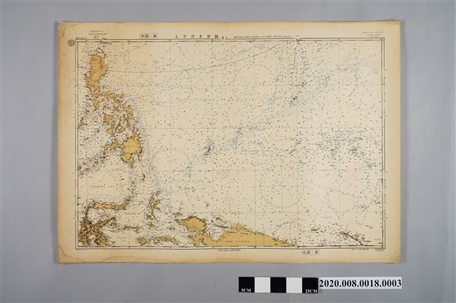 太平洋水深圖 第四張 (共2張)