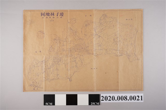 岡山郡燕巢庄 瓊仔林地圖 (比例尺1:6000) (共2張)