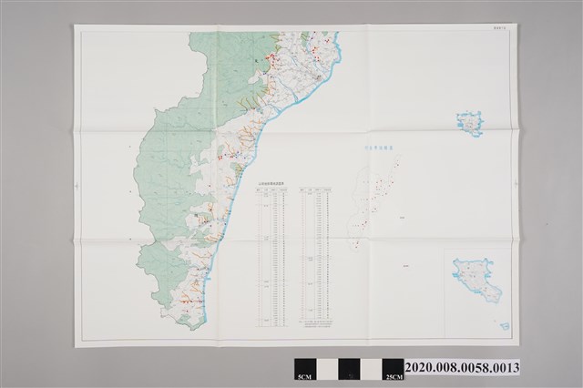 台東縣 下幅 (比例尺1:100000) (共2張)