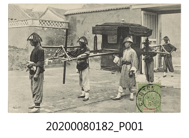 5人抬轎明信片 (共2張)