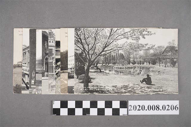 日治時期大連黑白風景明信片 (共2張)