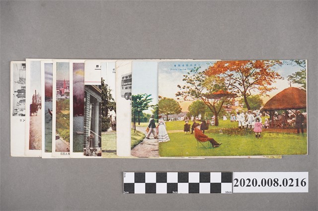 上海彩色風景明信片 (共2張)