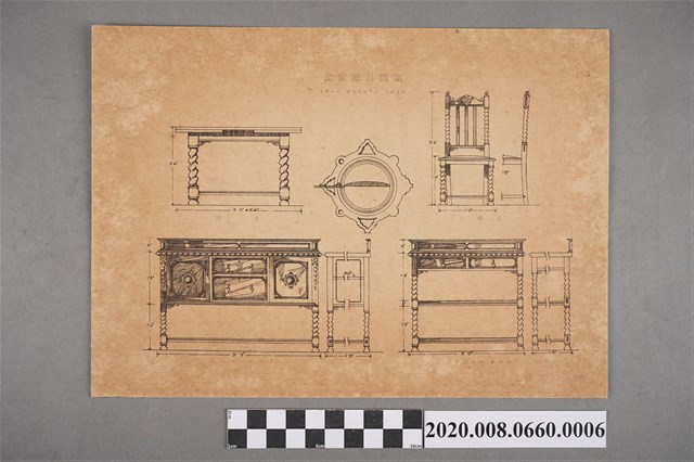 食堂家具圖案　頁碼5 (共2張)