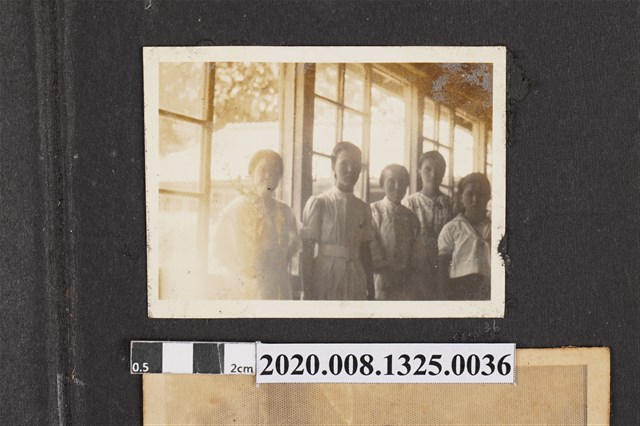 5名女子窗邊合照 (共2張)