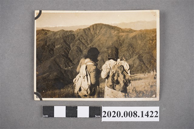 雙人看風景背影合照 (共2張)