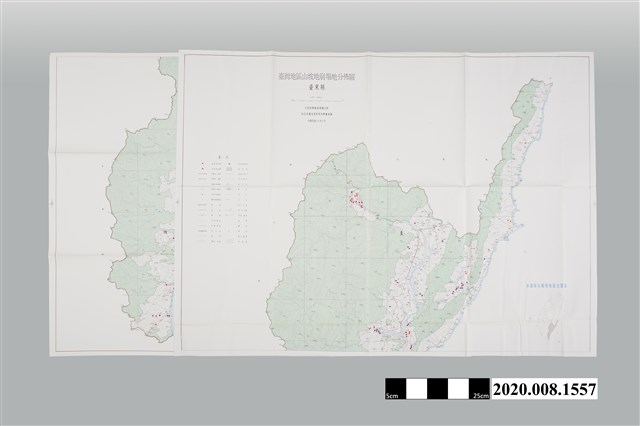 行政院農委會《臺灣地區山坡地崩塌地分布圖集》-臺東縣 (共2張)