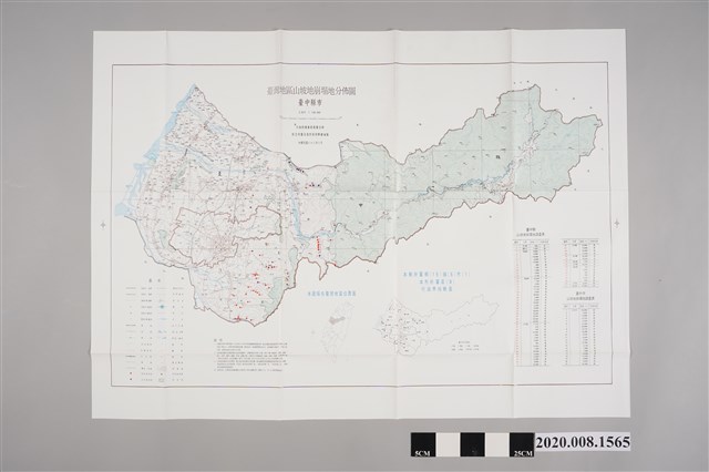 行政院農委會《臺灣地區山坡地崩塌地分布圖集》-臺中縣市 (共2張)