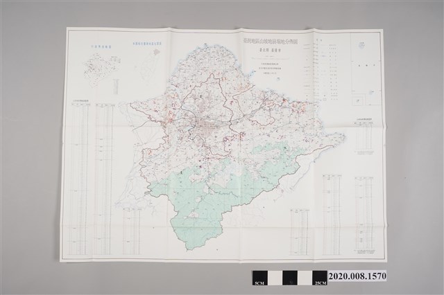行政院農委會《臺灣地區山坡地崩塌地分布圖集》-臺北縣、基隆市 (共2張)