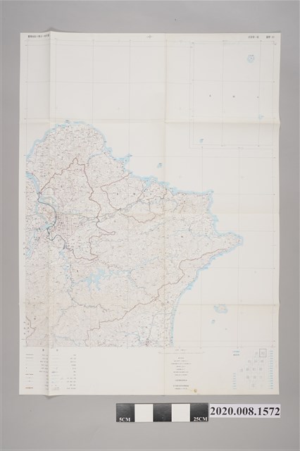 行政院農委會《臺灣地區十萬分之一地形圖》-圖號02 (共2張)