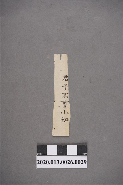 清代私塾學生童生手稿-29 (共2張)