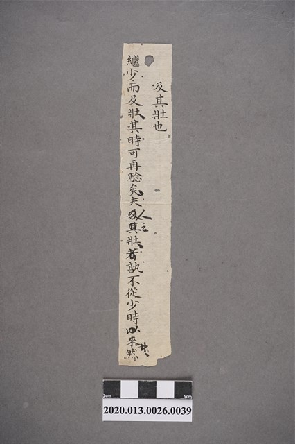 清代私塾學生童生手稿-39 (共2張)