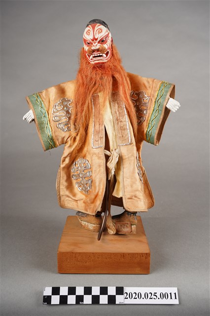 傳統布袋戲偶白大花 (共6張)