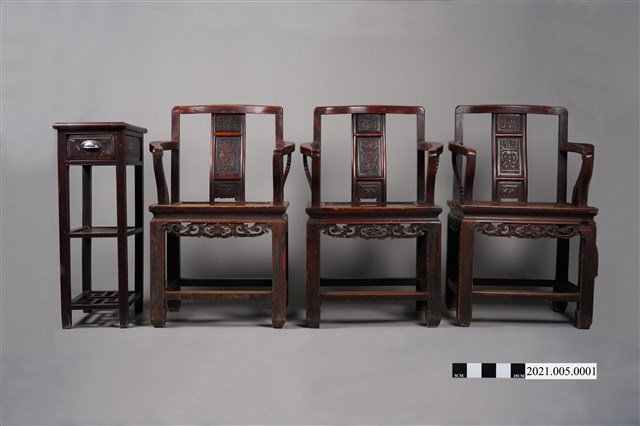 扶手椅組 (共4張)